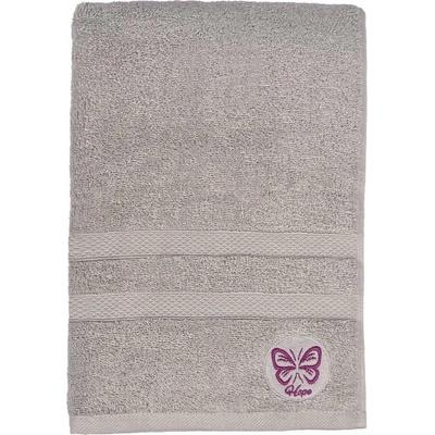 Foutastic Hope osuška šedá 70 x 140 cm