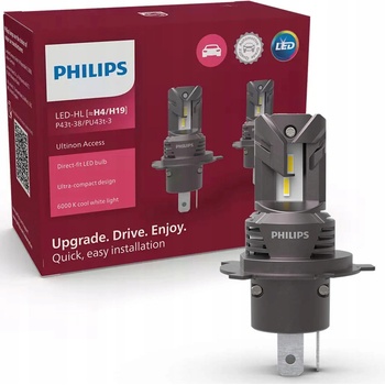 Philips LED U2500 CX H4/H19 P43t-38/PU43t-3/20W/12V 2 ks