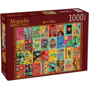 Magnolia Пъзел Magnolia от 1000 части - Попарт колаж (4108)
