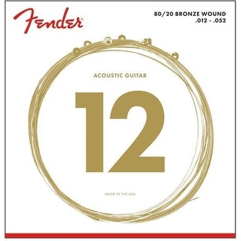 Fender Bronze Acoustic Strings 12-52