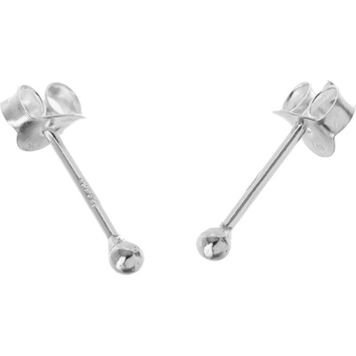 Argento Strieborné náušnice - guľky, priemer 2 mm 67201