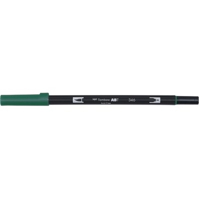 Oboustranný štětcový fix Tombow ABT DUAL - zelená Barva: 195 - Light Green