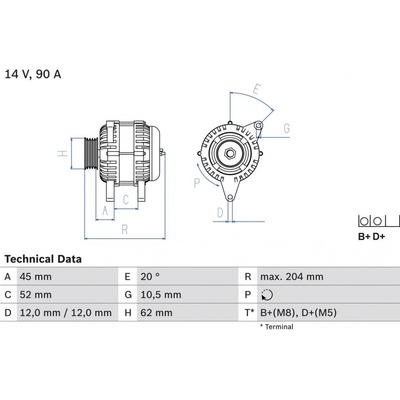 Generátor BOSCH 0 986 049 610