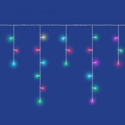 iSparkle LED svietiaci reťazec, cencúle, SMART, RGB, 108 LED, IP44 LEDS108IV-1