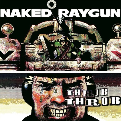 Naked Raygun - Throb Throb (Limited Edition) (with Blue and Yellow Streaks Green Swirl Coloured) (LP) (0036172008438)