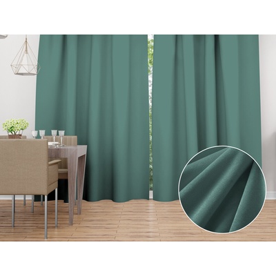 Biante Zamatový záves Velvet Prémium SVP-022 Ľadovo zelený 135x140 cm