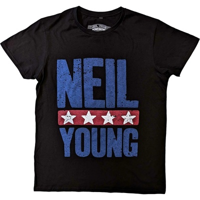 Neil Young Stars Logo čierna