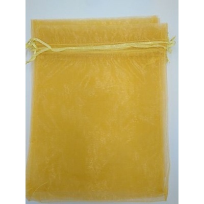 Dárkový sáček organza 9x12cm zlatý