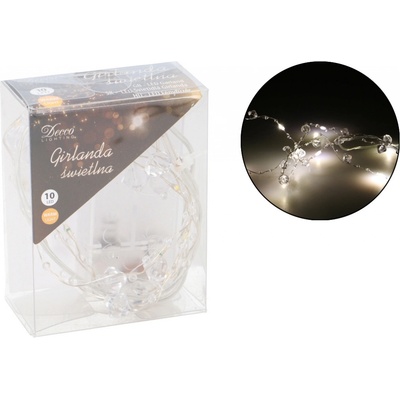 HOME LED Svetelná girlanda 10 ks 90 cm