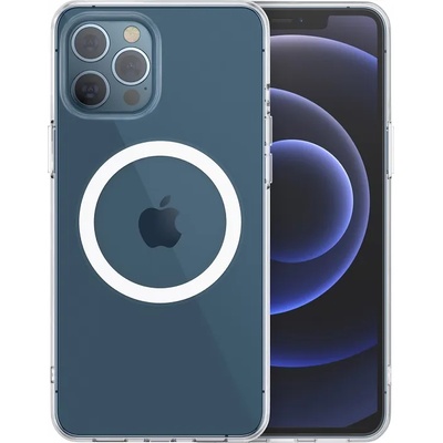 Choetech Magsafe Силиконов Калъф за iPhone 12/Pro, Choetech Magnetic Case, Прозрачен (PC0098-CL)