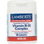LAMBERTS Хранителна добавка Vitamin B-50 Complex , Lambrts , 60 tabl