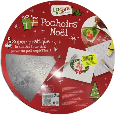 Loisirs & Cie Pochoirs Noël vianočná šablóna na tvorenie