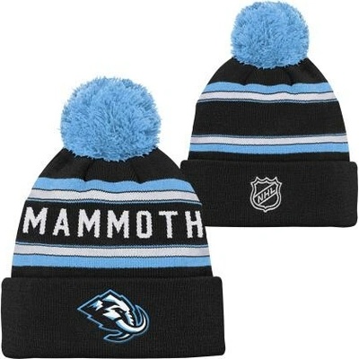 Outerstuff Dětská zimní čepice Utah Mammoth NHL Jacquard Cuffed Knit With Pom