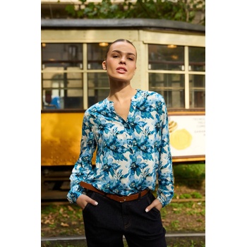Moodo Щампована риза синя Moodo Moodo | Sin | ЖЕНИ | 38