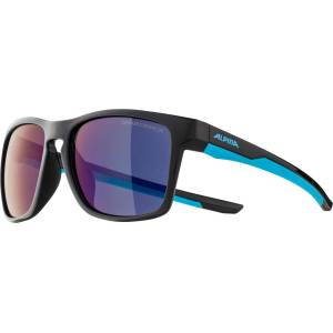 Alpina Детски слънчеви очила Alpina Kid's Flexxy Cool I Ceramic Mirror Cat 3 Sunglasses - Black / Cyan / Blue Mirror - размер One Size (205-2572-0111)