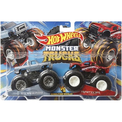 HW Mattel Hot Wheels Monster trucks demoliční duo Safari VS Wild Streak