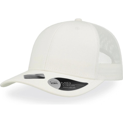 Atlantis Headwear Recy Three 6 panelová síťovaná COT33609090299-white/white Bílá/bílá