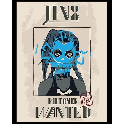 Pyramid International Obraz League of Legends - Arcane: Jinx Wanted