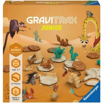 Ravensburger Допълнение за логическа игра Ravensburger GraviTrax Junior - Пустиня (BGBG0004807N)