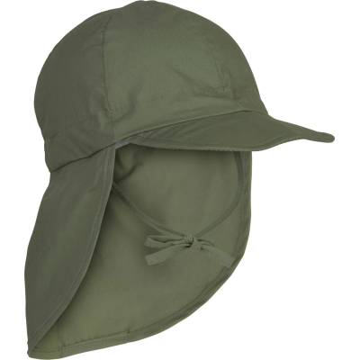 Mikk-Line Детска шапка с козирка Mikk-Line Kid's Summercap Long Neck Solid Cap - Dusty Olive - размер 49 cm (904-4036-0214)