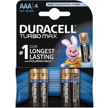 Image 1 of Duracell AAA Turbo MAX LR03 (4) (10PP100015)