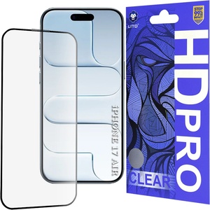 LITO Протектор за iPhone 17 Air - Lito - HD Pro Clear - Черен