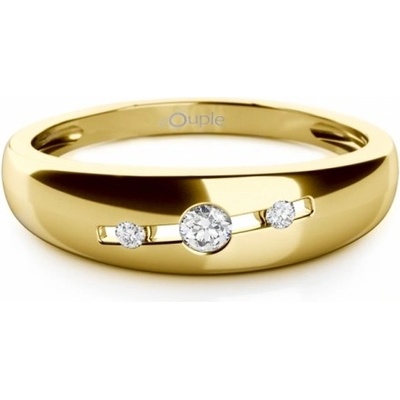Couple prsten SYROS ZE ŽLUTÉHO ZLATA SE ZIRKONY 6810157 0 1