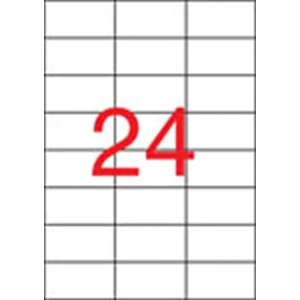 APLI Универсален етикет, 70x37 mm, APLI, 2400 етикета в опаковка 1273/3135 (1273/3135)
