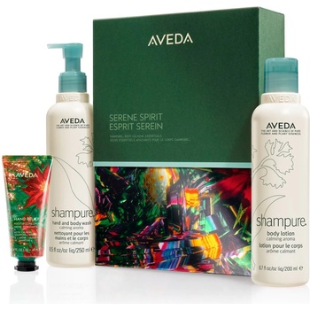 Aveda Holiday Serene Spirit Shampure Body Calming Essentials коледен подаръчен комплект