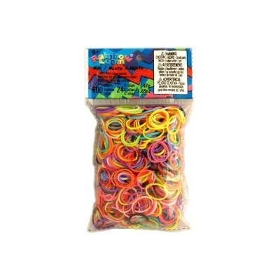 Rainbow Loom Original gumičky 600 kusov mix farieb
