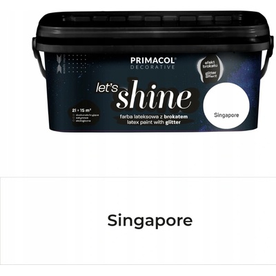 Primacol Decorative Lets Shine dekorativní barva s brokátem, Singapur, 2 l