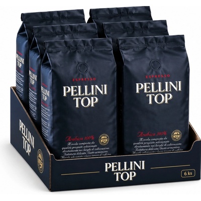 Pellini Top 100% Arabica zrnková 6 x 1 kg