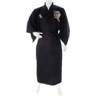 Japonské pánské kimono Black Dragon vyšívané