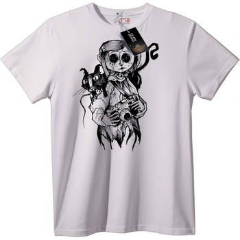 NOONEBRAND Тениска Черепен Стрелец - 7XL, Black