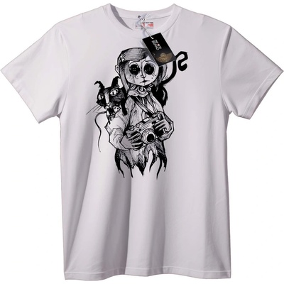NOONEBRAND Тениска Черепен Стрелец - 7XL, Black