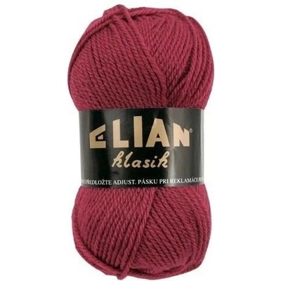VSV Pletací příze Elian Klasik 212 - vínová antipilling
