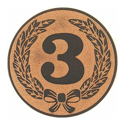 D1-A38 Emblém pr.25mm "3"