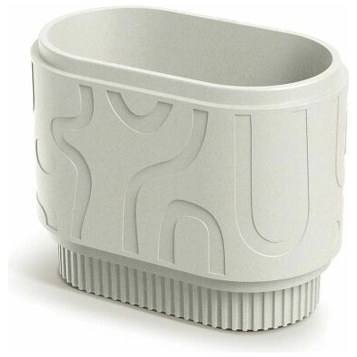 Prosperplast Kvetináč FOLKA ROUND CASE 60 cm piesková