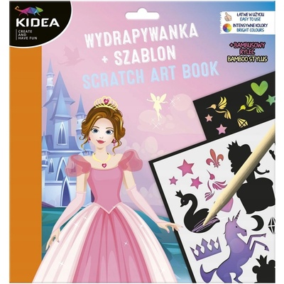 PRINCEZNÁ JEDNOROŽEC OŠKREBOVACÍ OBRÁZOK so škrabadlom 297