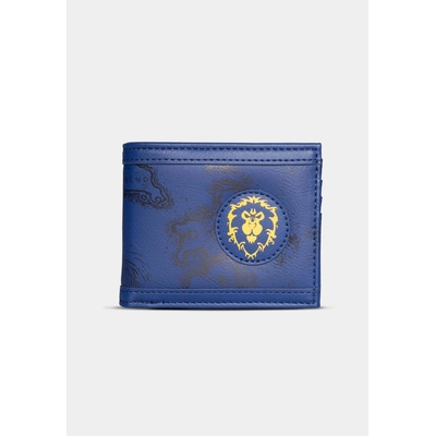 World of Warcraft Men's Alliance Bifold Wallet Blue