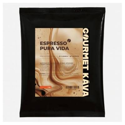 GourmetKava Еспресо смес Pura Vida, кафе на зърна: Да, за джаз/турк 250g