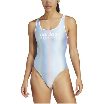Adidas Бански костюм Adidas Tiro U Back swimsuit - Blue (Glow Blue / White)