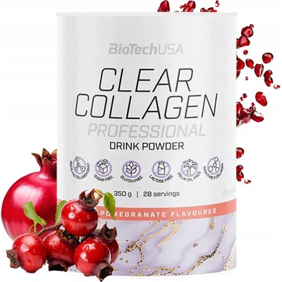 BioTech USA Clear Collagen Professional ruža granátové jablko 350 g