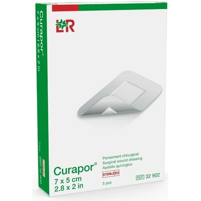 Curapor chirurgická sterilní 7 x 5 cm 5 ks