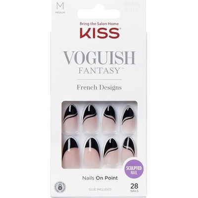 KISS Voguish Fantasy Magnifique umělé nehty medium 28 ks
