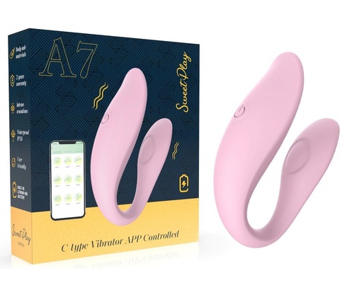 Erospace C-Type Vibrator App Control Sweet Play A7