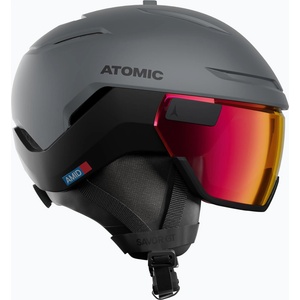 Atomic Скиорска каска Atomic Savor GT Amid Visor Photo slate/red photo