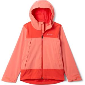 Columbia Детско водоустойчиво яке Columbia Kid's Boulder Falls Jacket Waterproof jacket - Hot Coral / Poppy Red - размер XL (703-6865-0315)