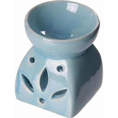 Nefertitis aroma lampa keramická Modré lístky NF59759 cca 6 x 7 cm