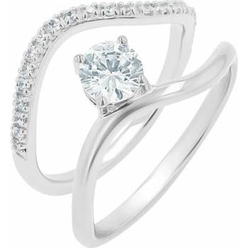 Eppi Romantický zásnubný set prsteňov s diamantmi Maryna RE48921